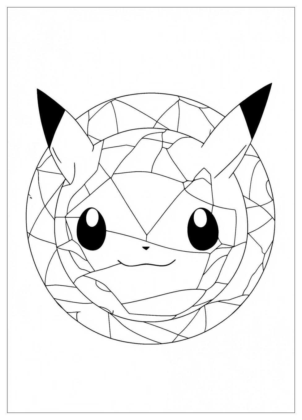 Pokeball Színező 8