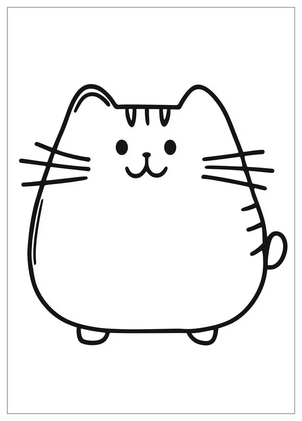 Pusheen Színező 9