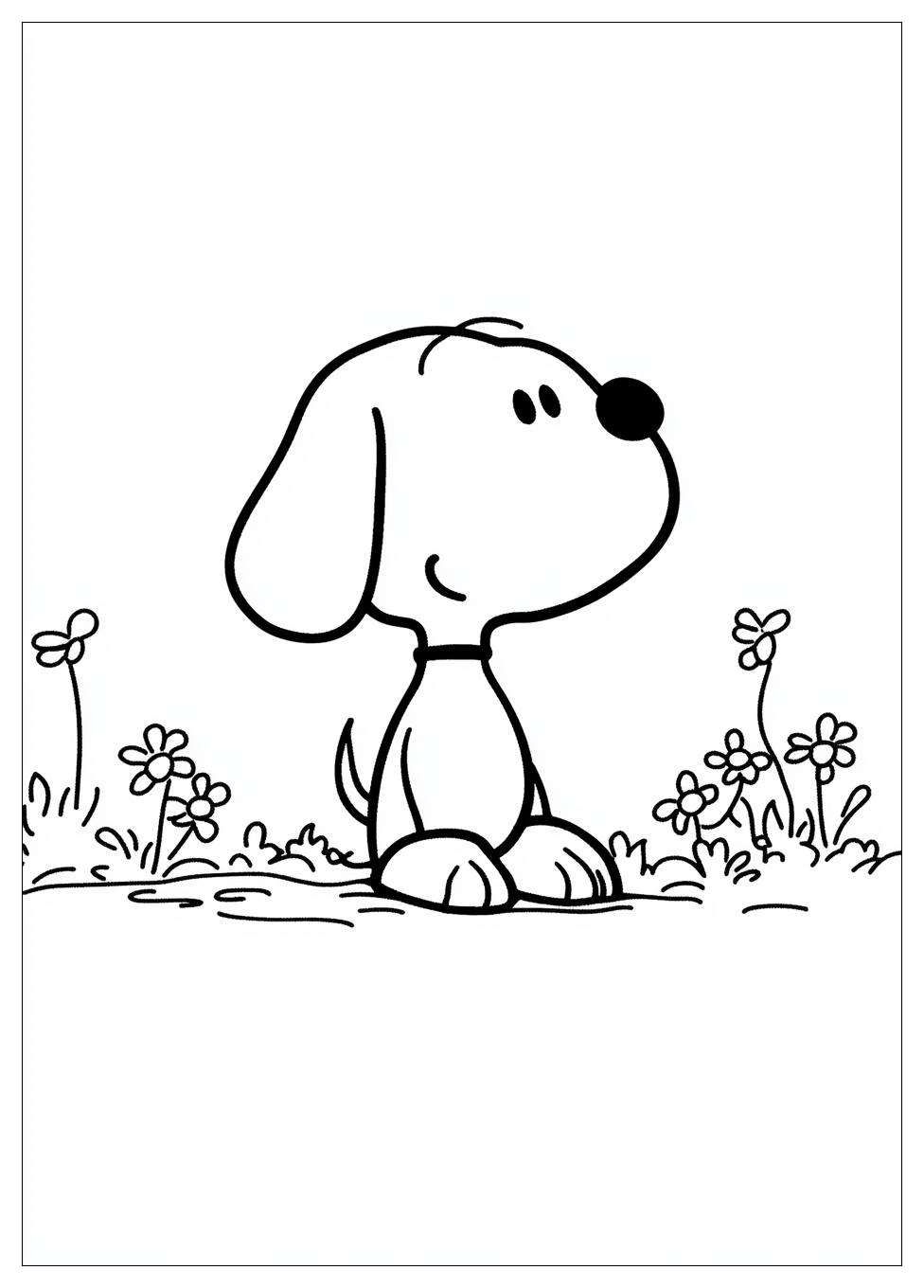 Snoopy Színező 17