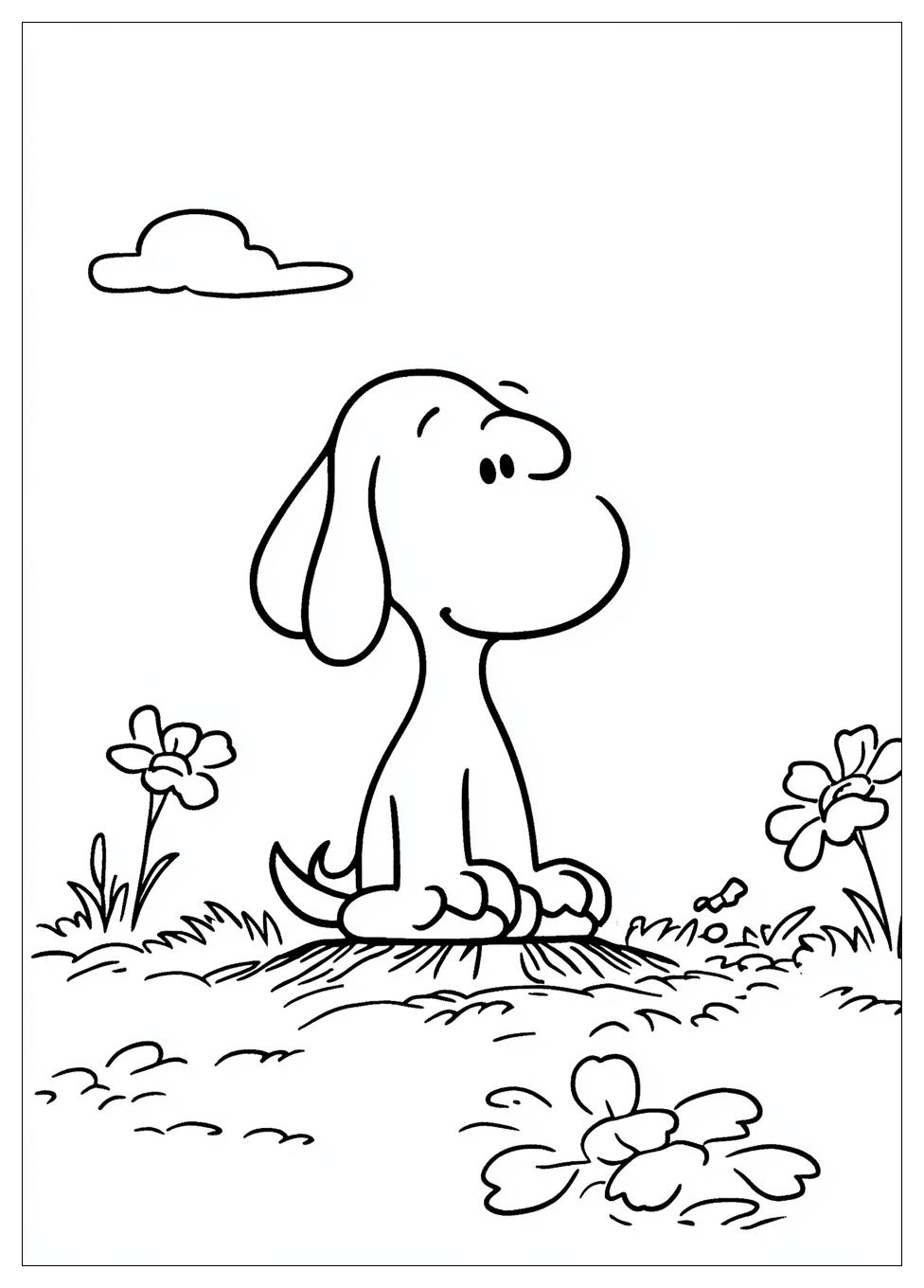 Snoopy Színező 6