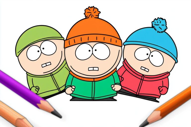 South Park Színező : Színezd ki South Park világát