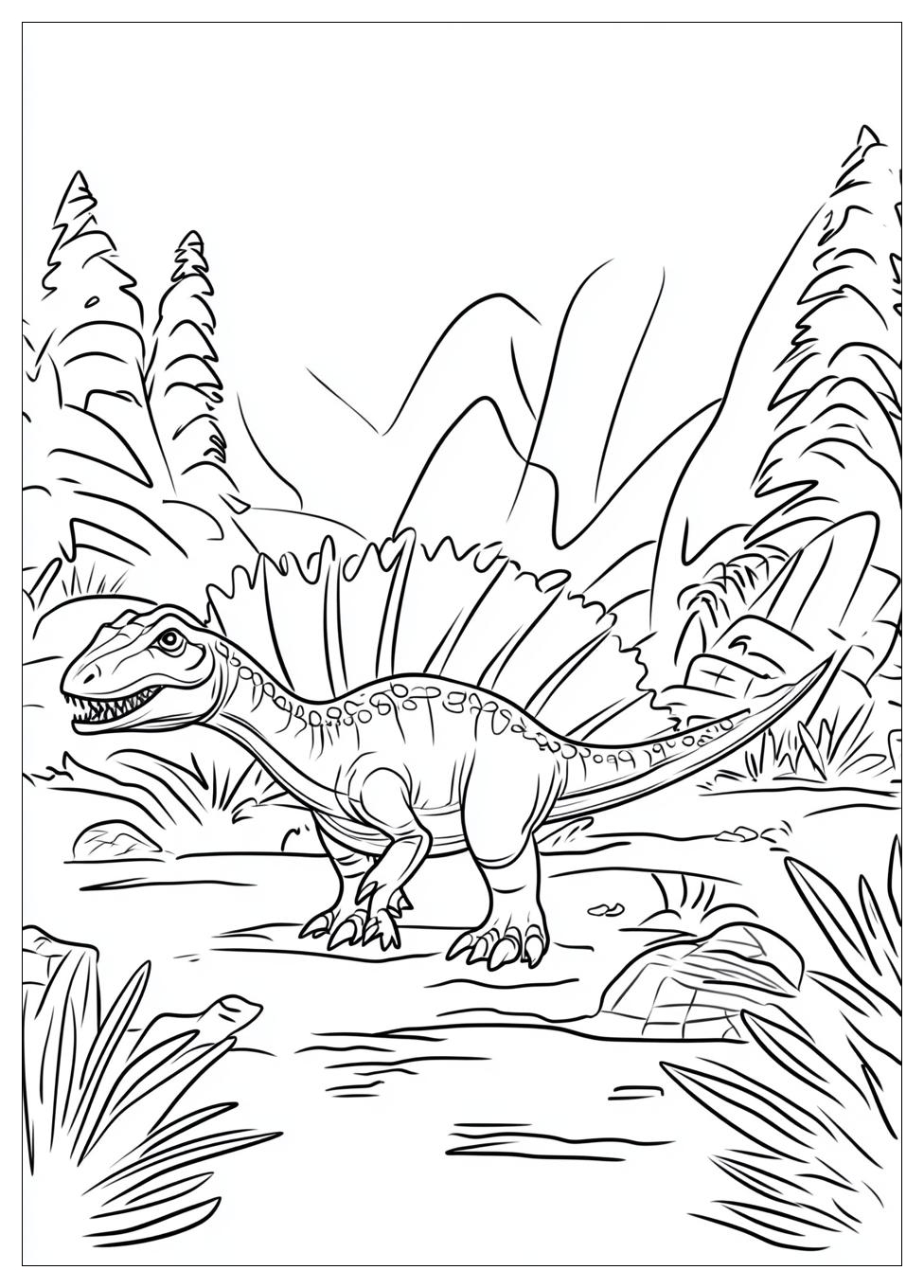 Spinosaurus Színező 10