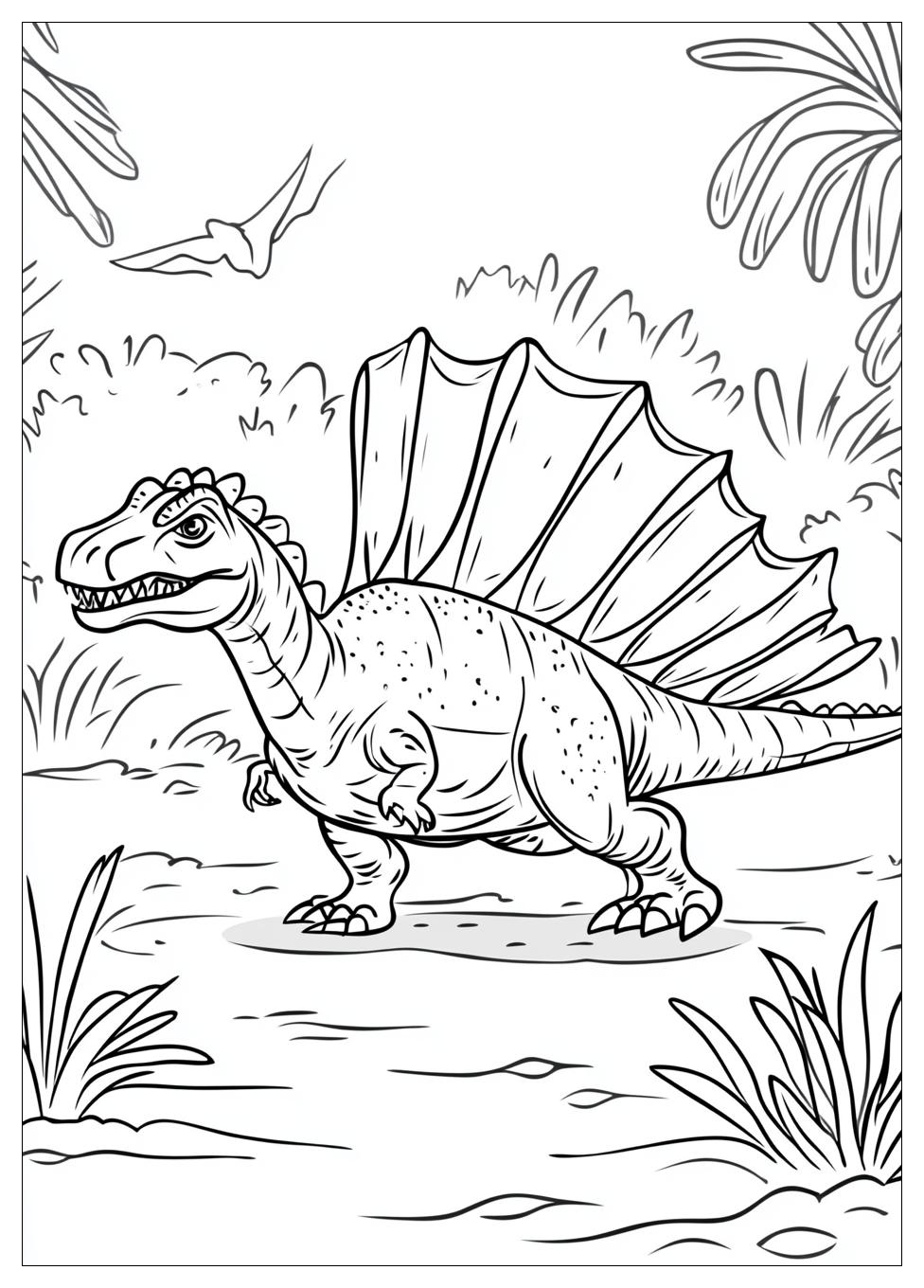 Spinosaurus Színező 2