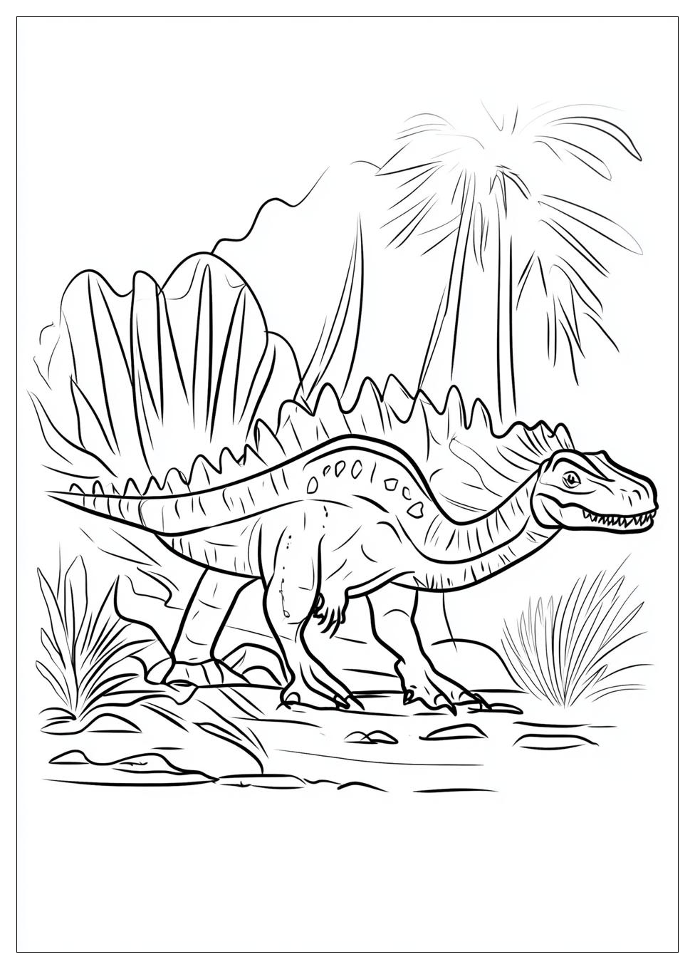 Spinosaurus Színező 7