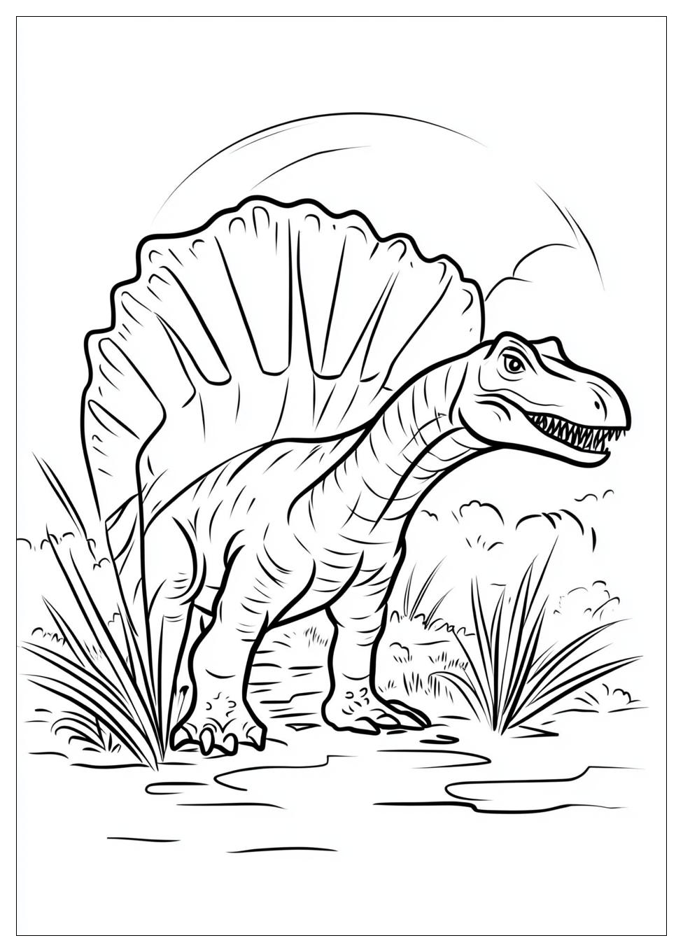 Spinosaurus Színező 8