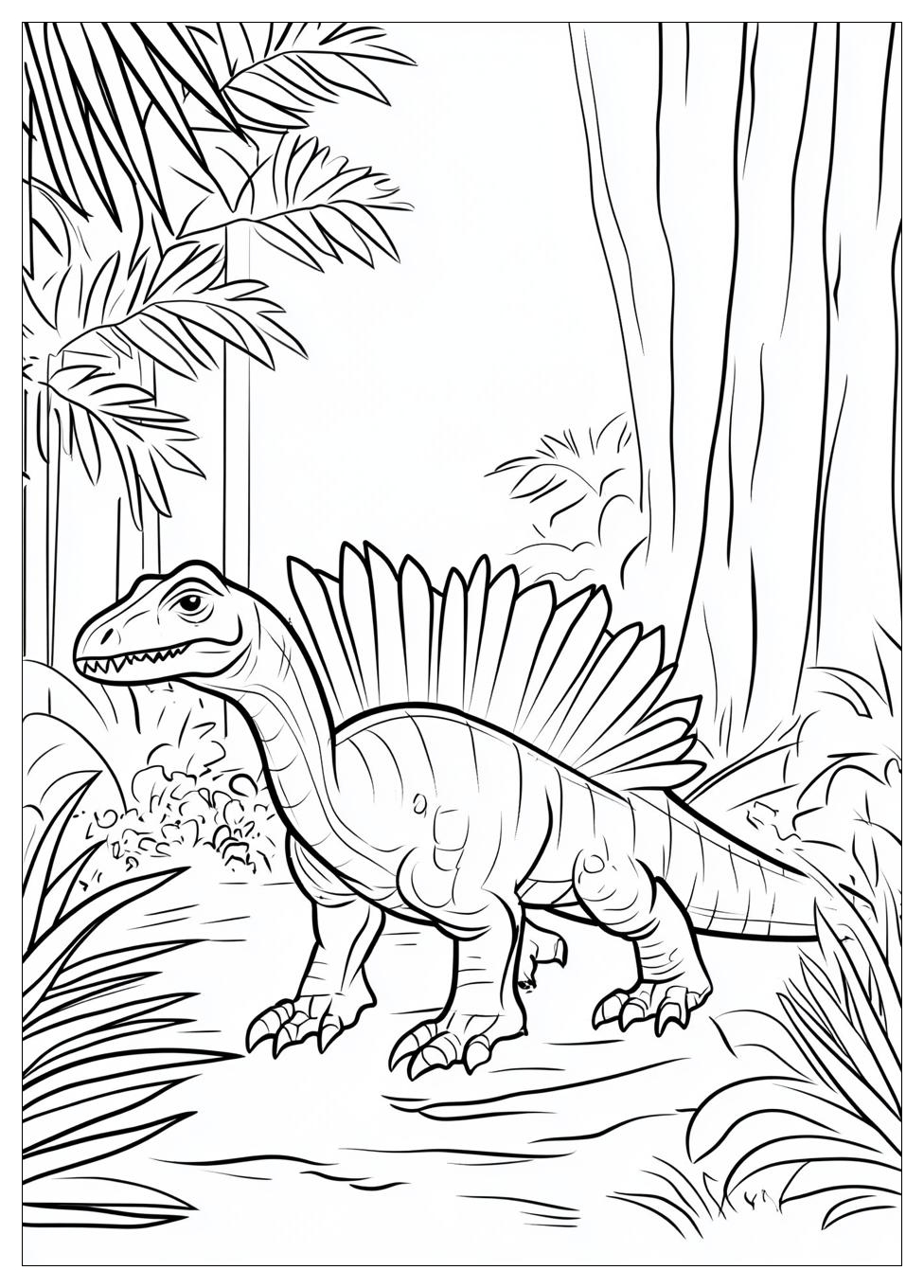 Spinosaurus Színező 9