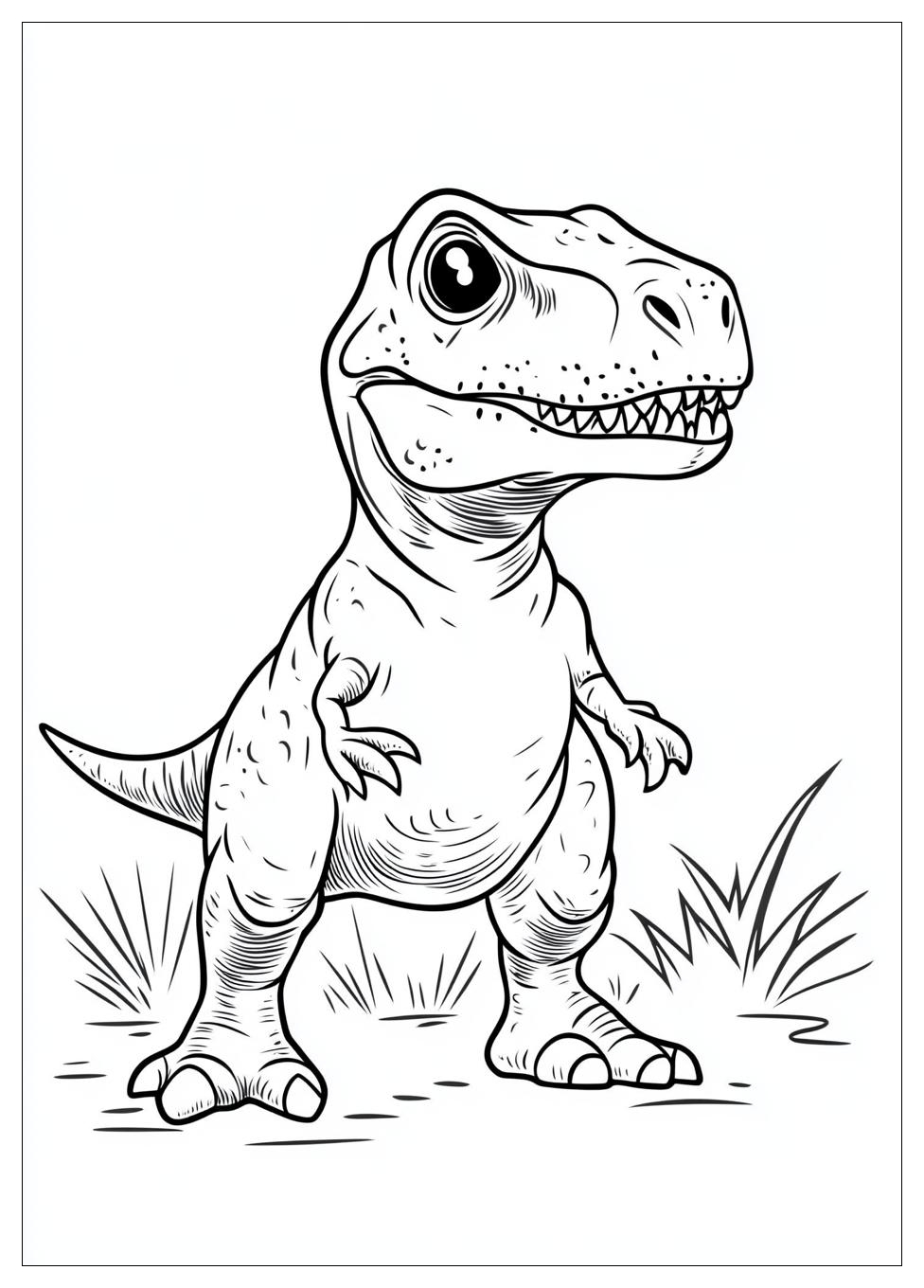 T-Rex Színező 1