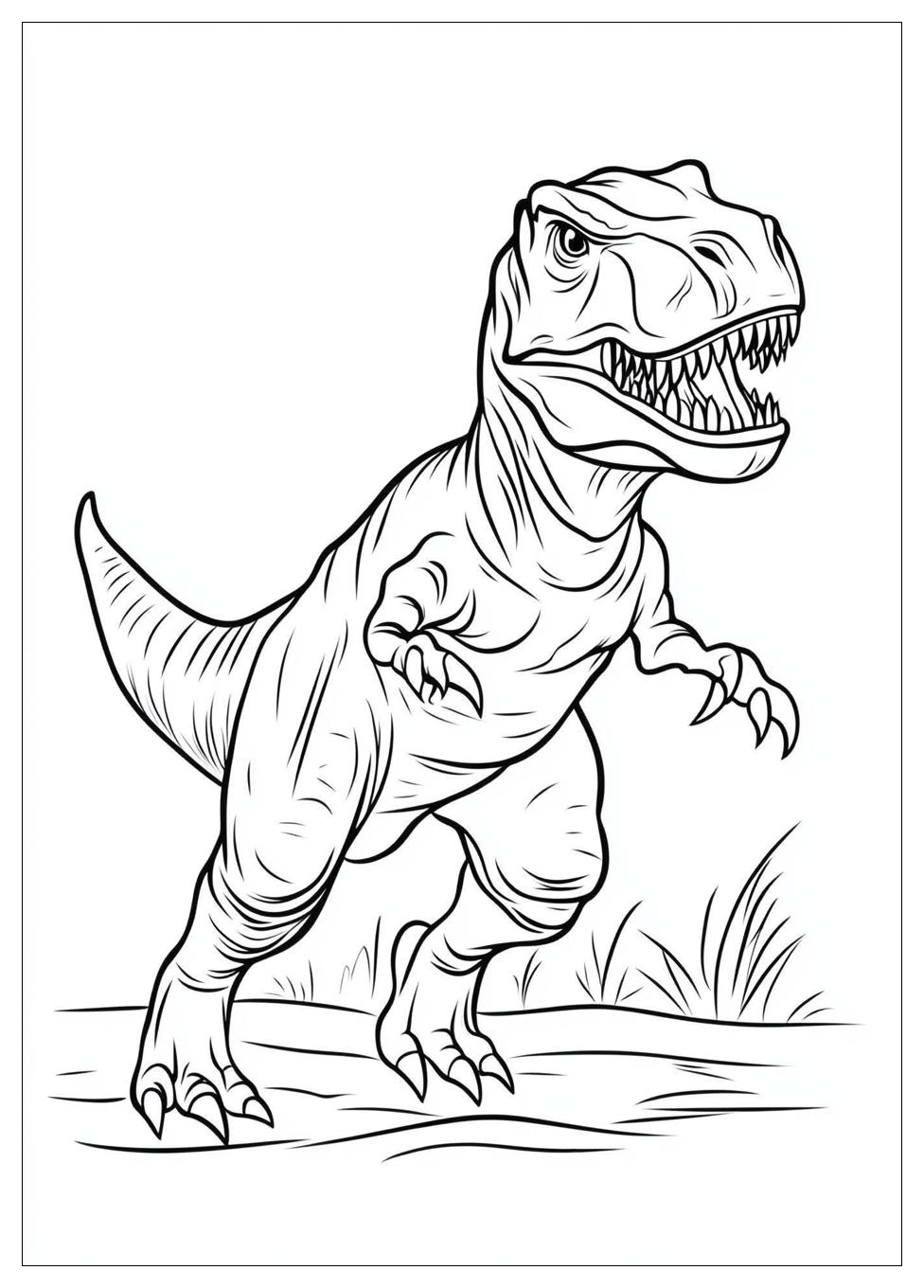 T-Rex Színező 6