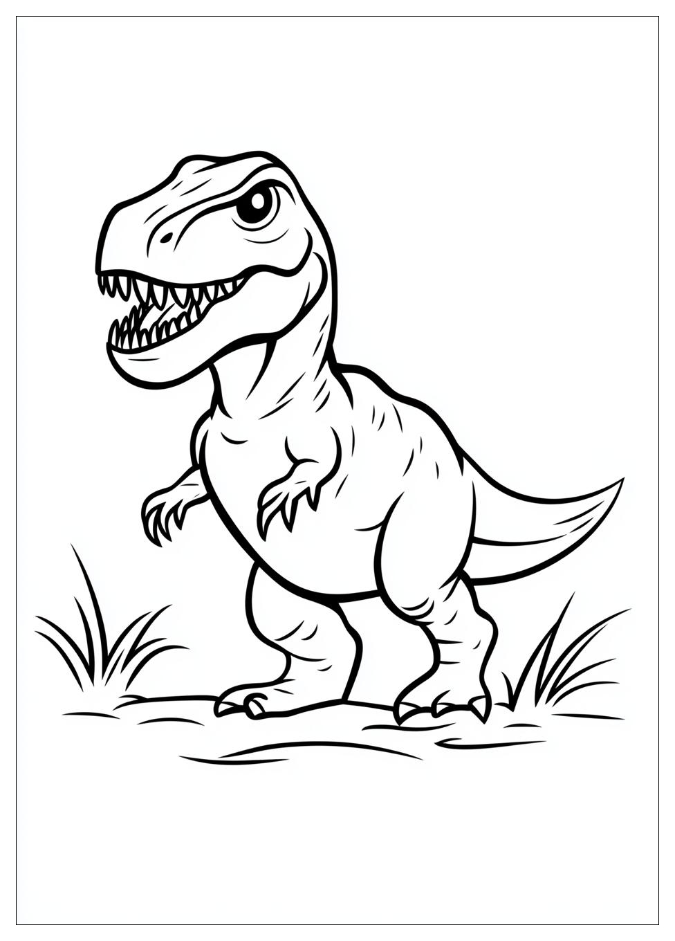 T-Rex Színező 9