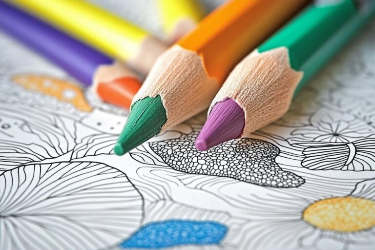 Tengerpart Színező : A kikapcsolódás és a kreativitás színei