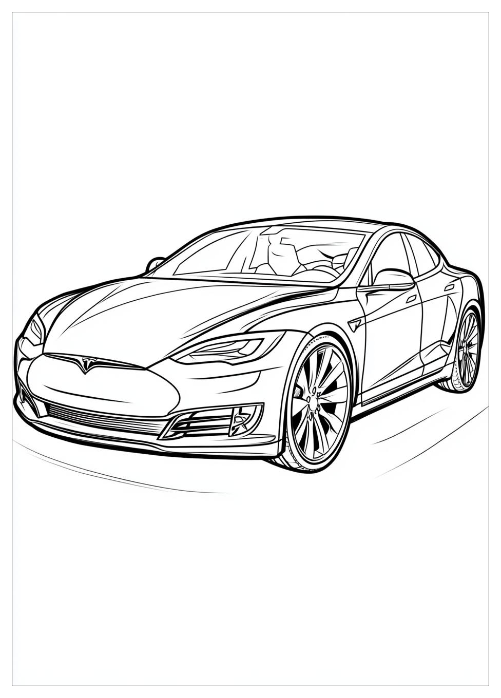 Tesla Színező 1