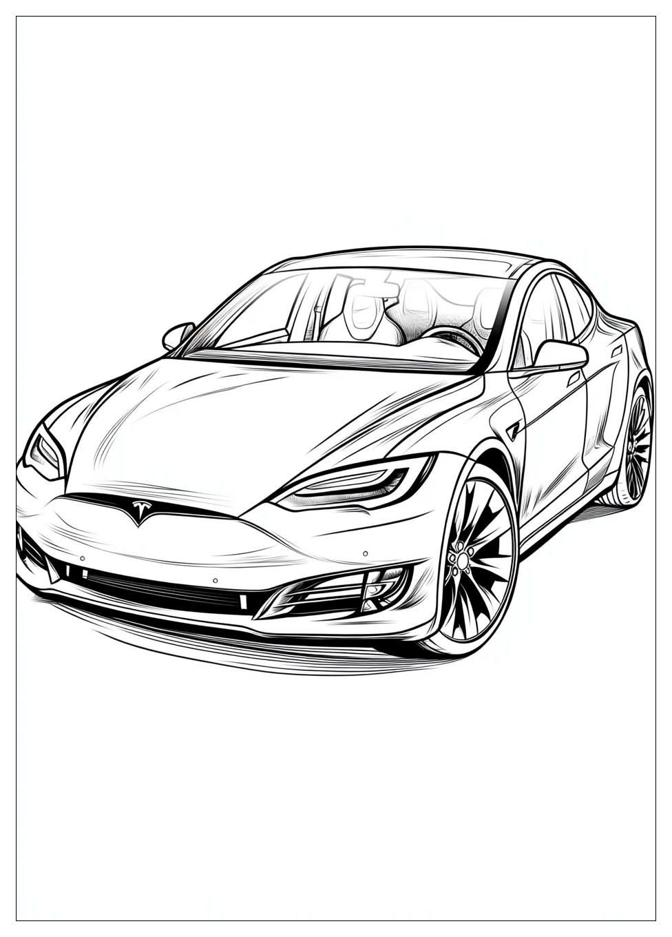 Tesla Színező 18