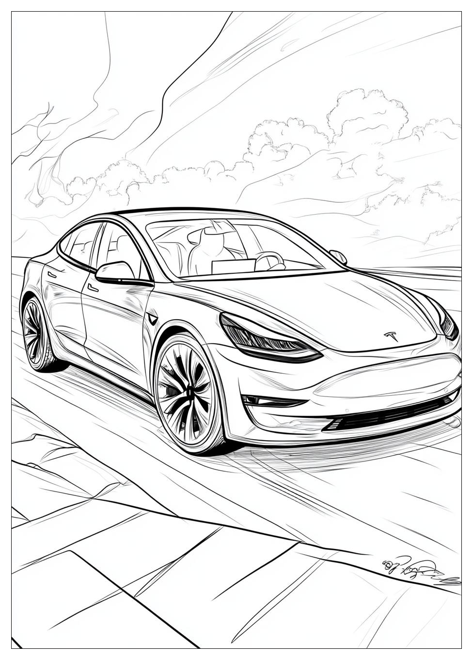 Tesla Színező 19