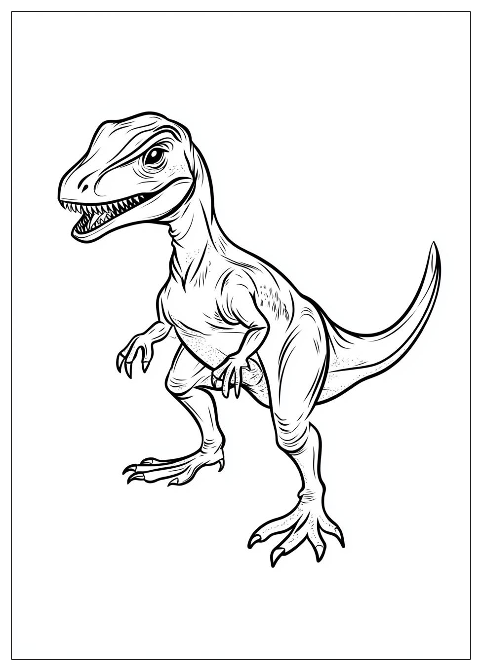 Velociraptor Színező 13