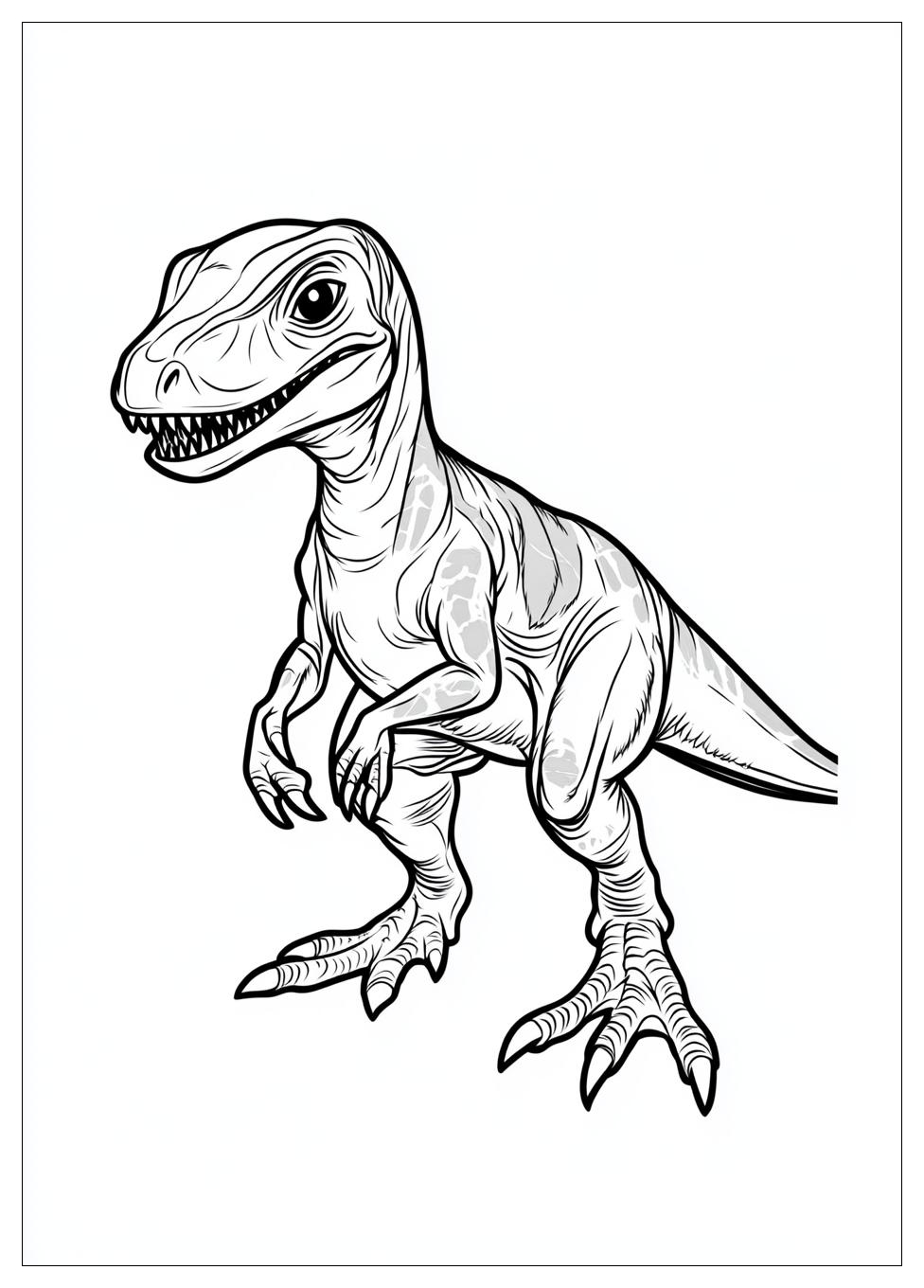 Velociraptor Színező 17