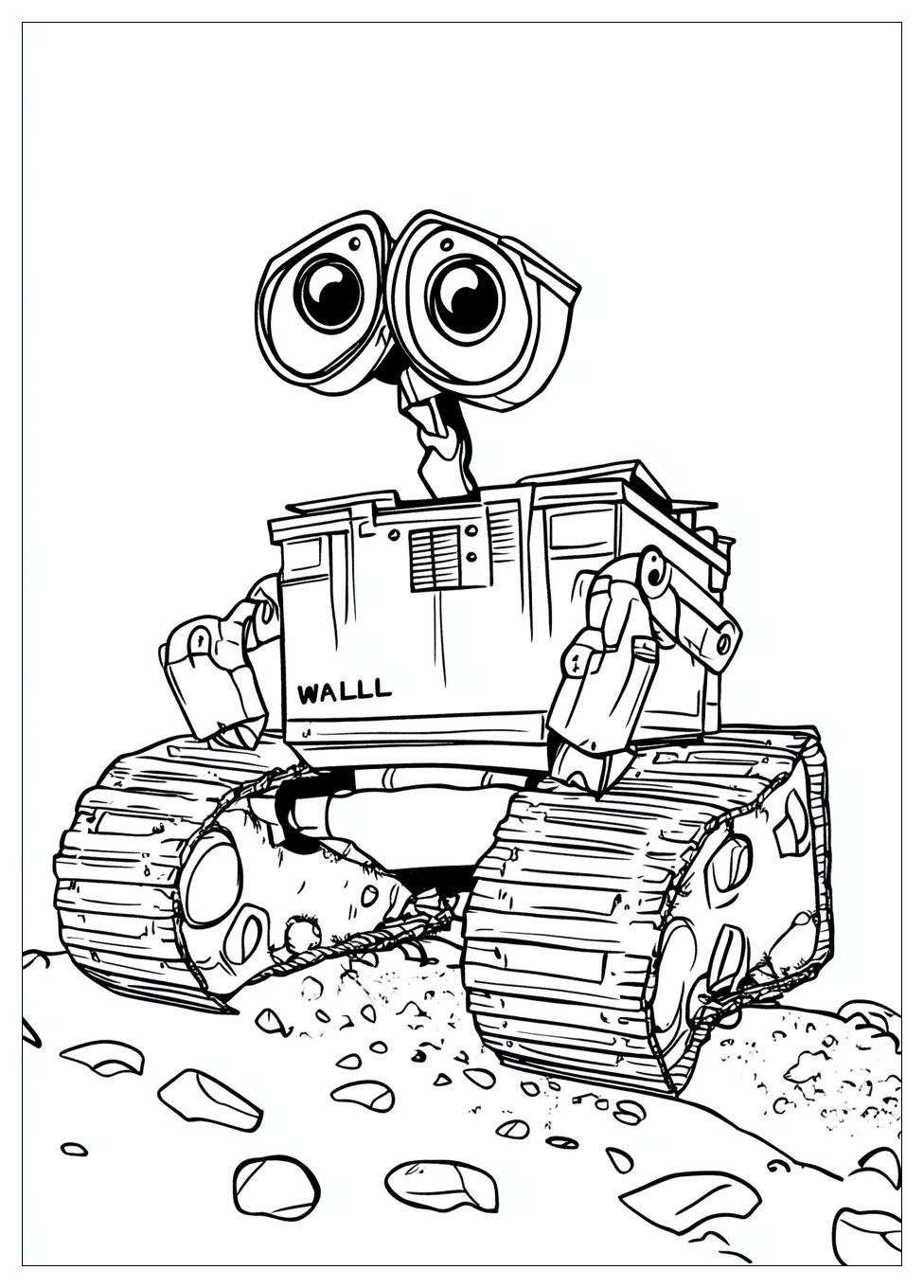 Wall E Színező 10