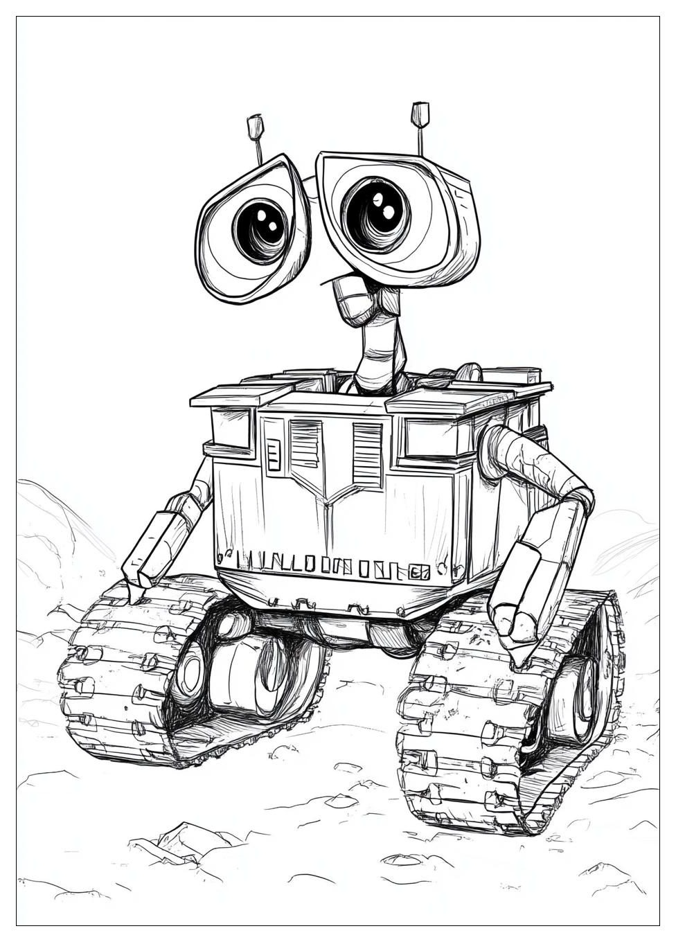 Wall E Színező 12