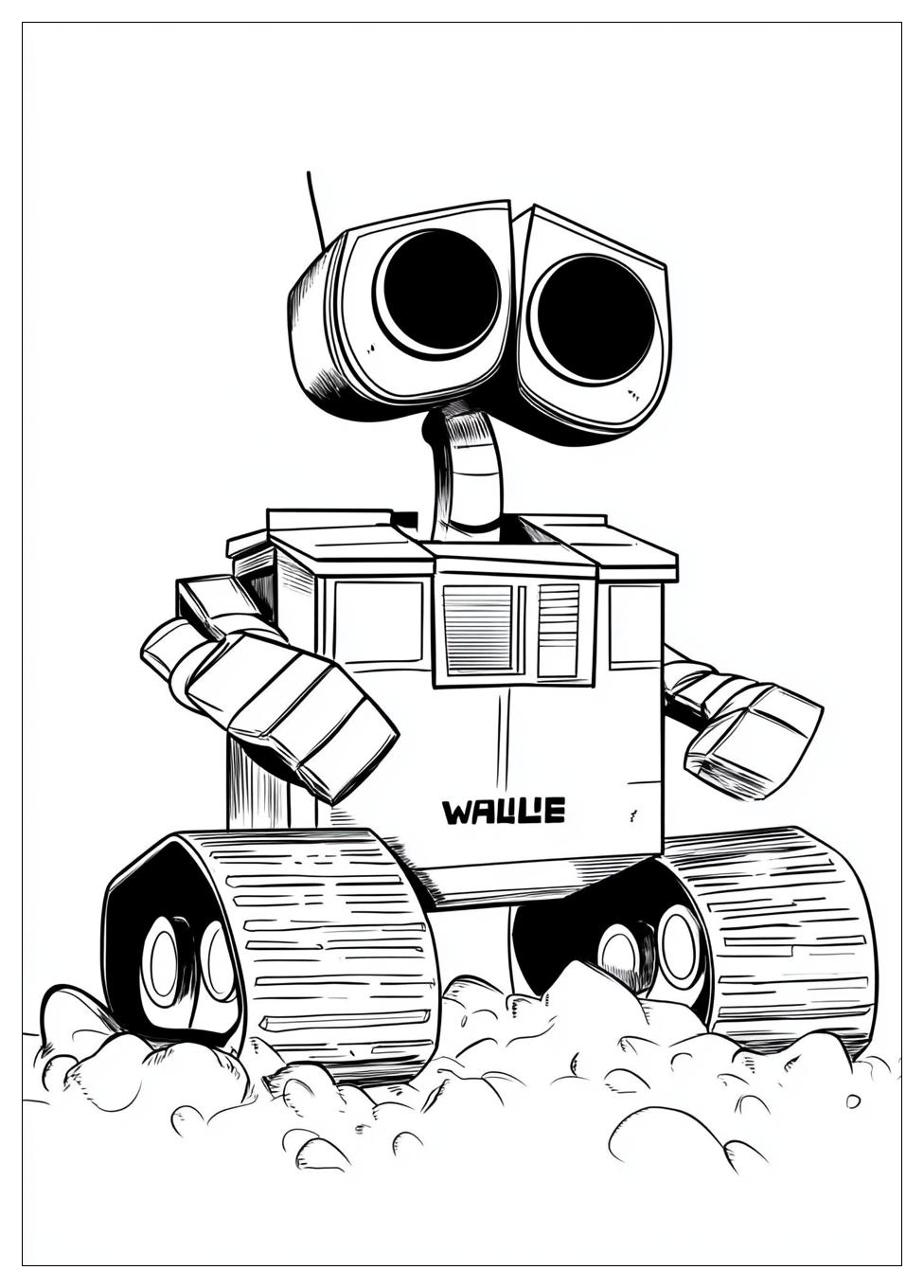 Wall E Színező 14