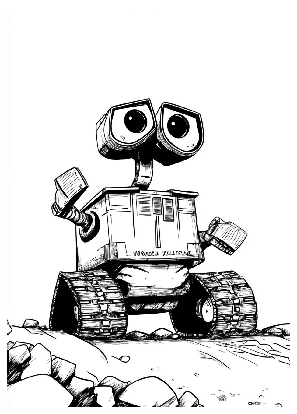 Wall E Színező 15