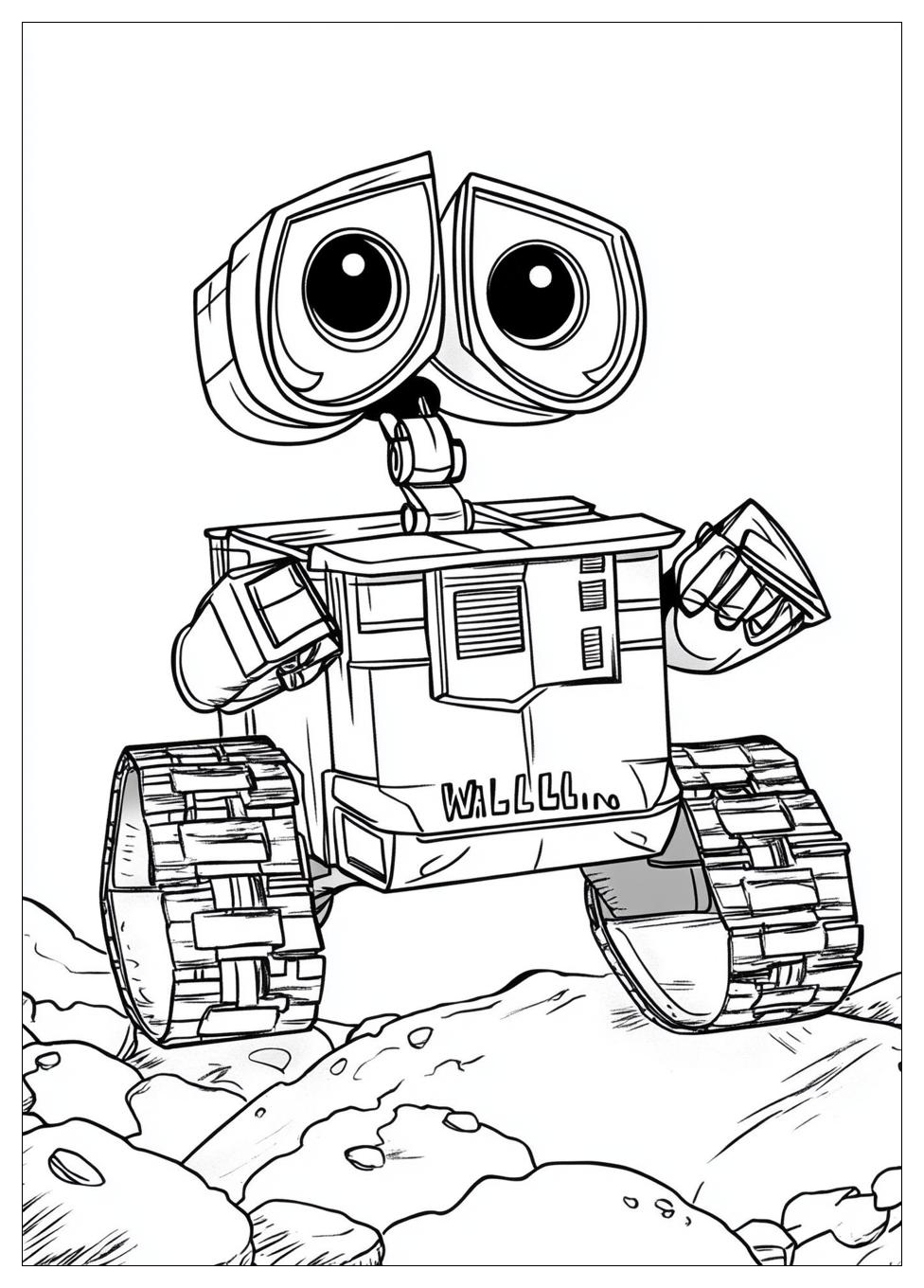 Wall E Színező 17