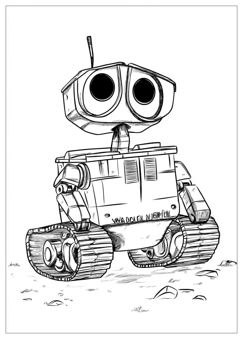 Wall E Színező 18