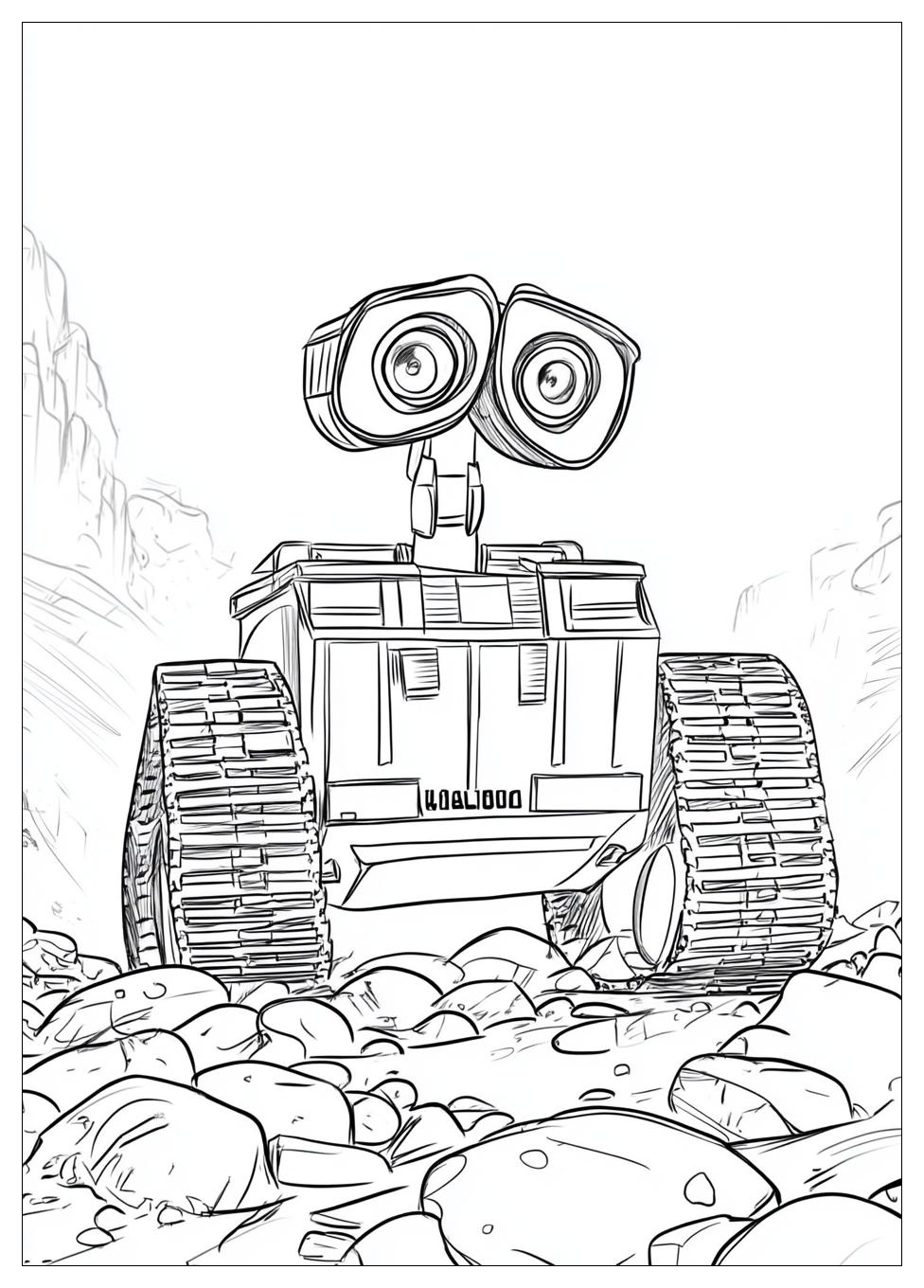 Wall E Színező 21