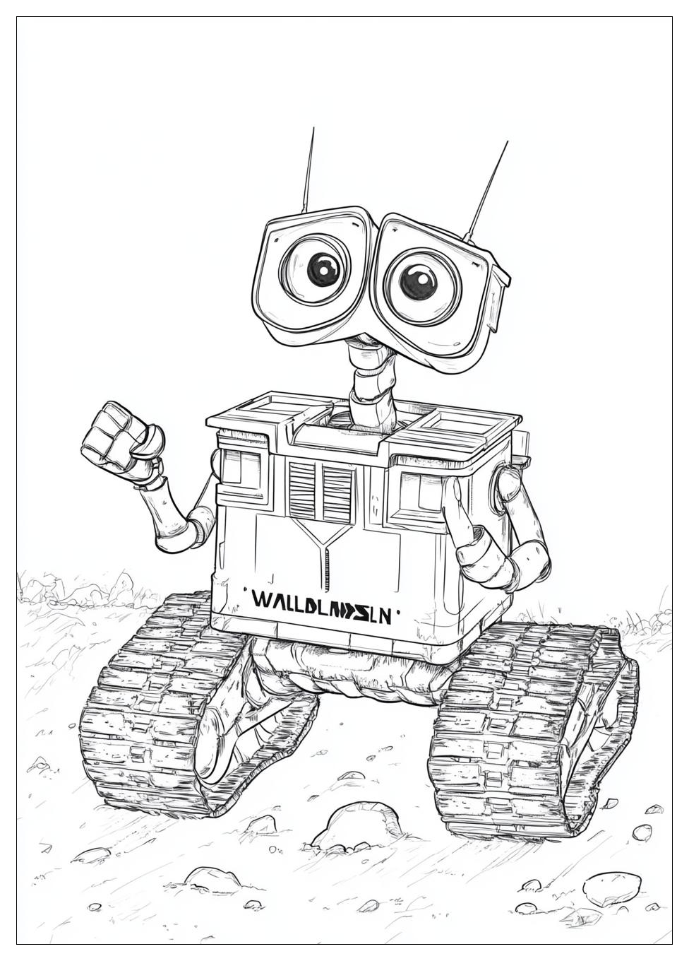 Wall E Színező 23