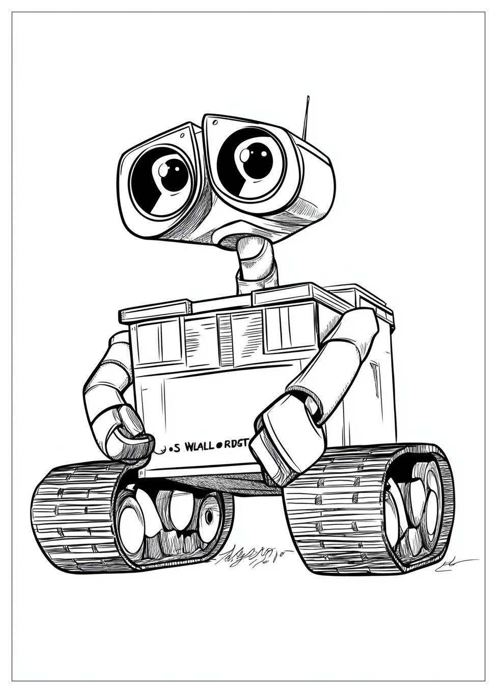 Wall E Színező 3