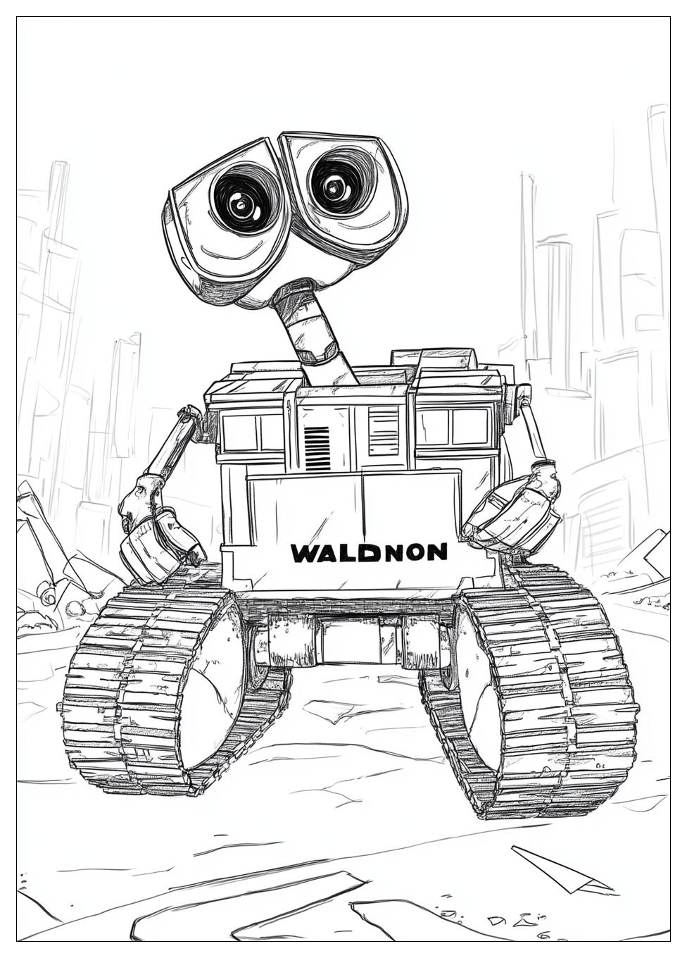 Wall E Színező 6