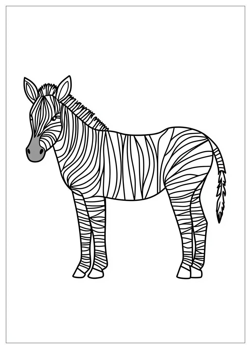 Zebra Színező 11