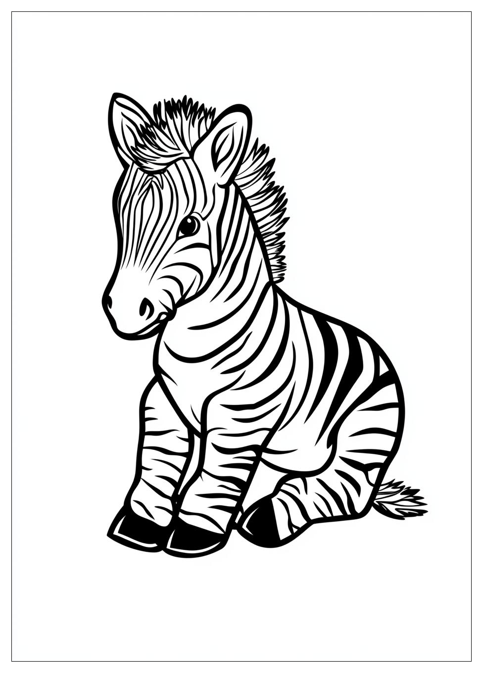 Zebra Színező 12