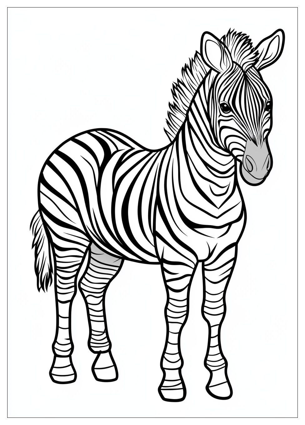 Zebra Színező 13