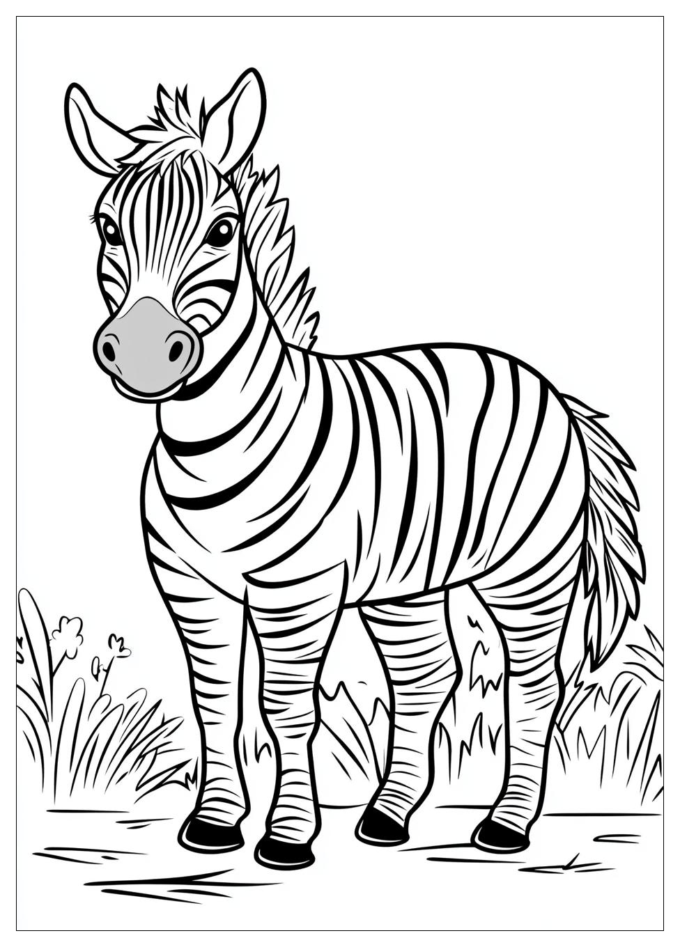 Zebra Színező 14