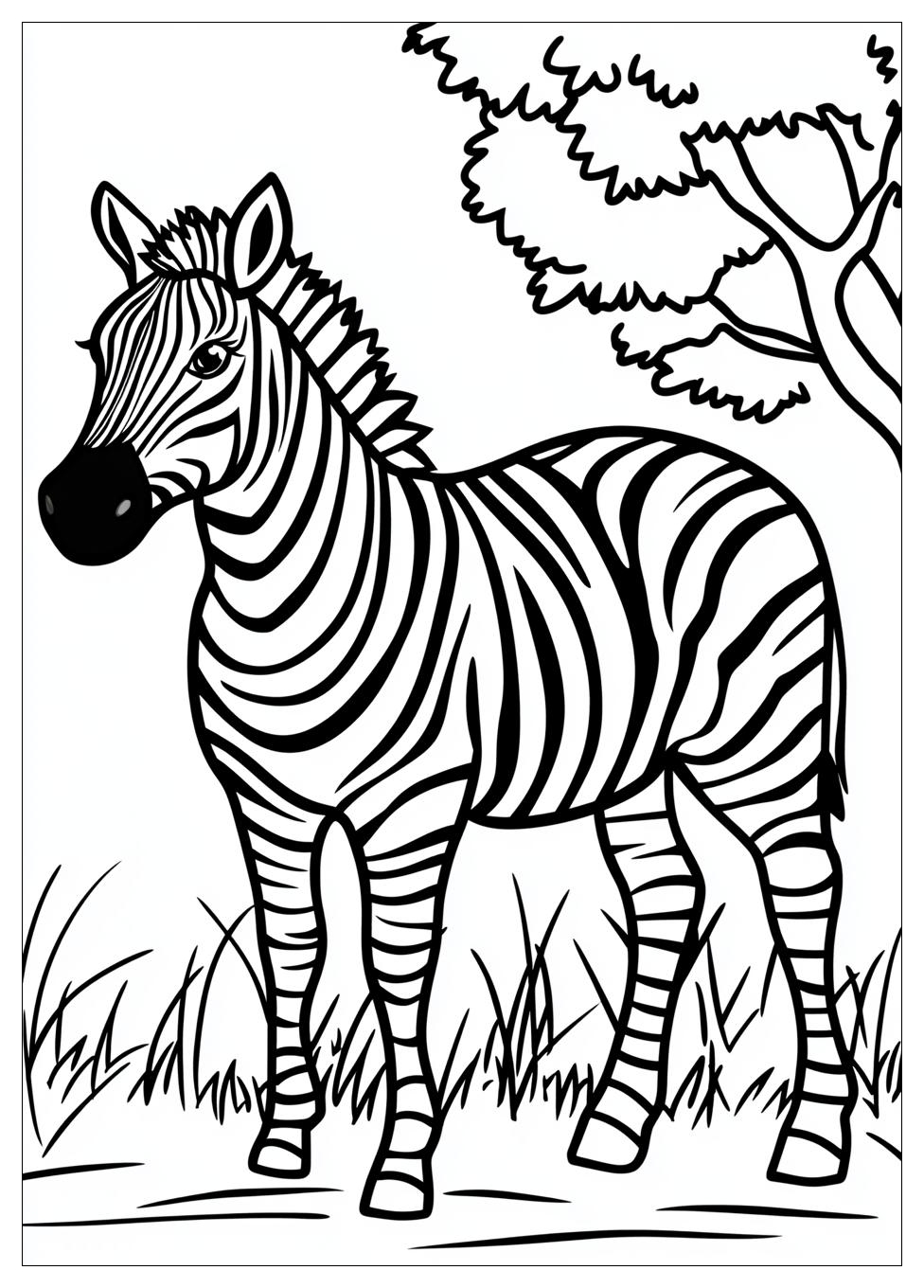 Zebra Színező 17