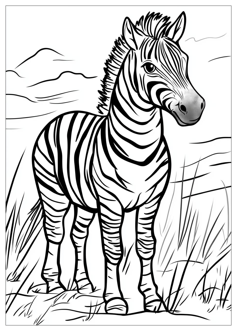 Zebra Színező 19